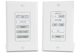 Extron Debuts eBUS Button Panels for Decora Wallplates