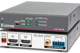 Extron Intros HDMI Audio De-Embedder for 4K Sources