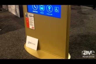 DSE 2016: Peerless-AV Intros New Portrait Kiosk Enclosures With Custom Colors and Interactivity