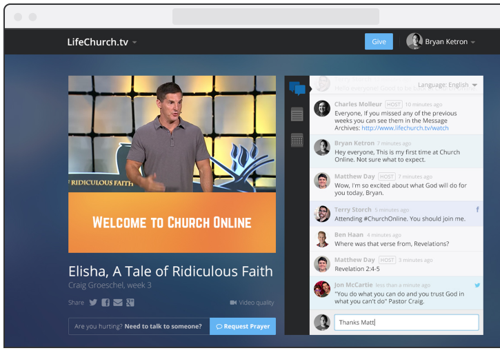 ChurchOnlinePlatform