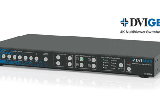 DVIGear Launches 4K MultiViewer Switcher and Scaler