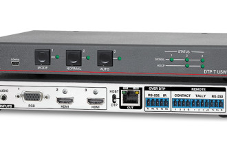 Extron Unveils New Versions of DTP Switchers With Audio Embedding and HDBaseT Compatibility