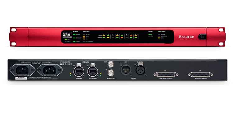 Focusrite RedNet A8R Offers Eight Channels of Analog I/O With Redundancy