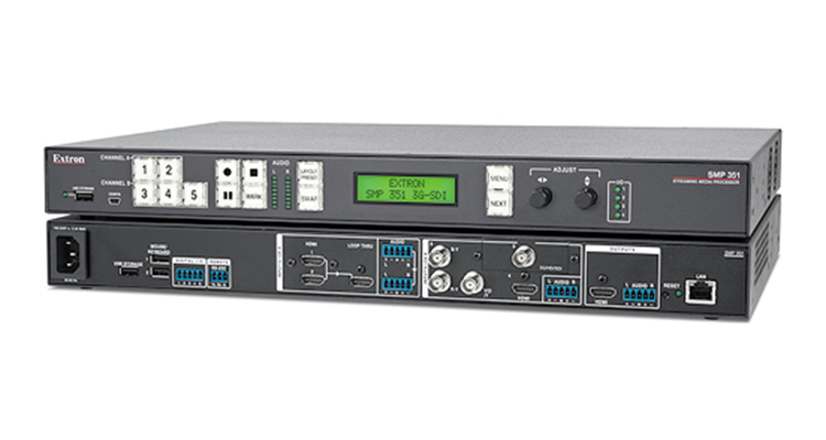 New Extron LinkLicense SMP 351 Upgrade Enables Simultaneous Recording of Two Independent Sources