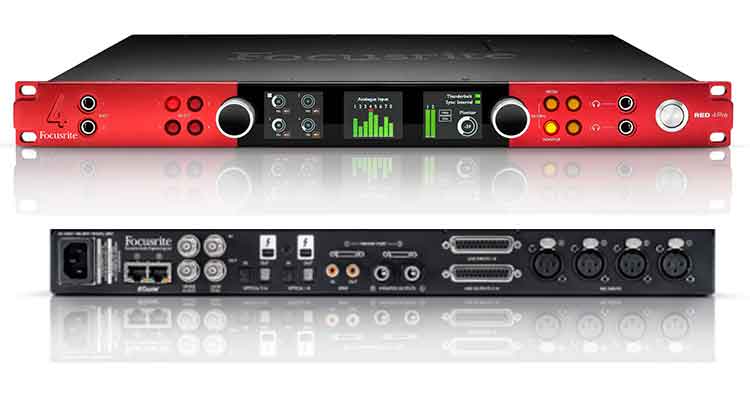 Focusrite Launches Advanced Red 4Pre Interface, Featuring 58-Input/64-Output Thunderbolt Connectivity