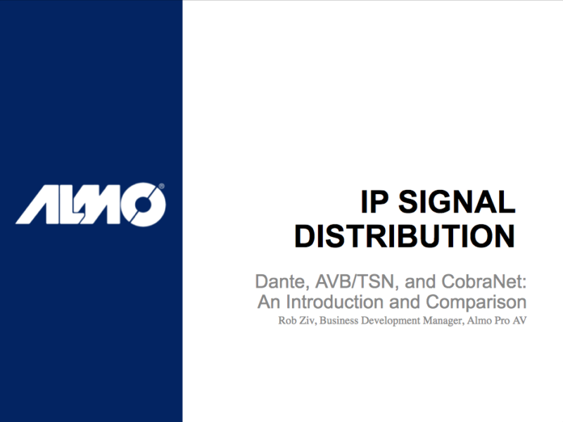 IP Signal Distribution