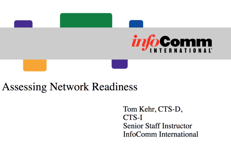 Assessing Network Readiness