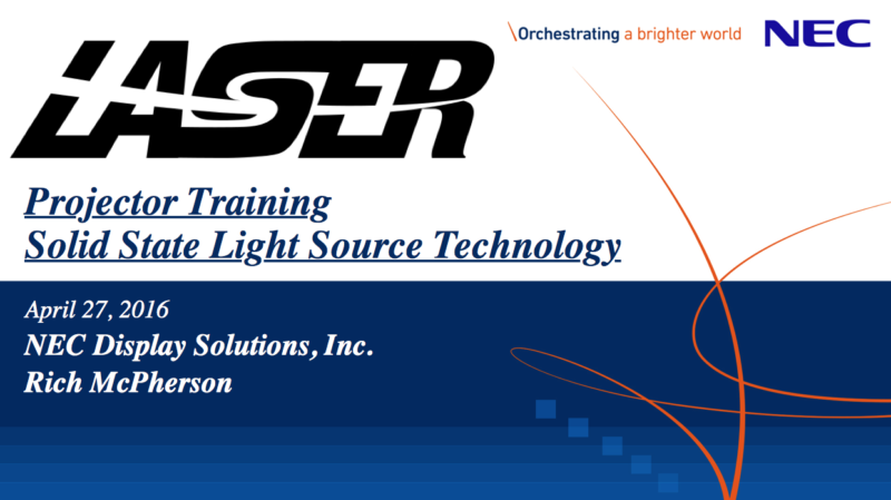 Projector Training- Solid State Light Source Technology