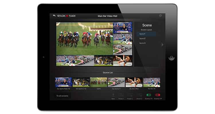 WyreStorm Targets Sports Bar Market with New Touch Control App