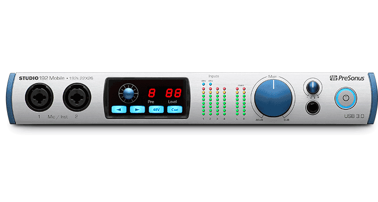 PreSonus Ships Studio 192 Mobile Audio Interface/Studio Command Center