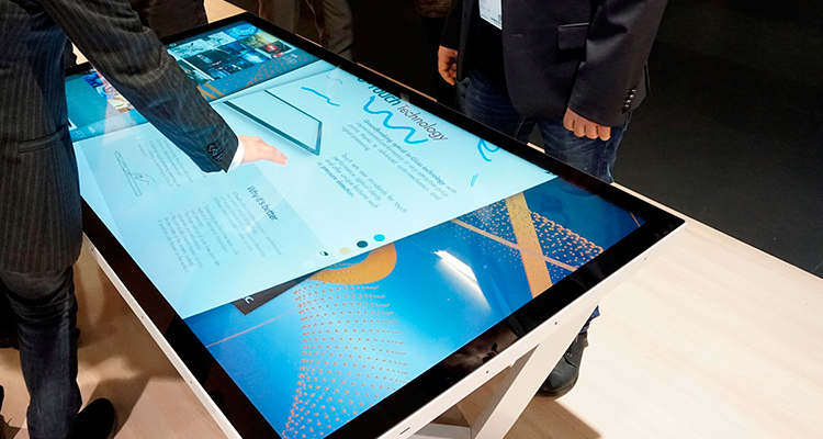 NEC Adds Touch Table Display to 55″ and 65″ 4K InGlass Touch Displays – rAVe [PUBS]