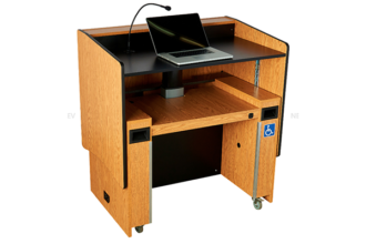 New AmpliVox ADA Compliant Lectern Accommodates All Presenters