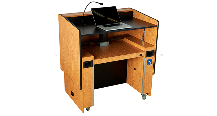 New AmpliVox ADA Compliant Lectern Accommodates All Presenters