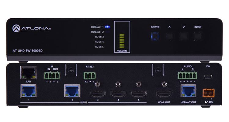 Atlona Ships 4K Switcher Featuring HDMI/HDBaseT Inputs