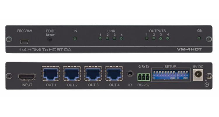 Kramer Intros VM-4HDT Is an HDMI to HDBaseT 1×4 DA