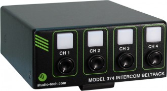 Studio Technologies Adds to Dante Offerings with the Model 374 Intercom Beltpack
