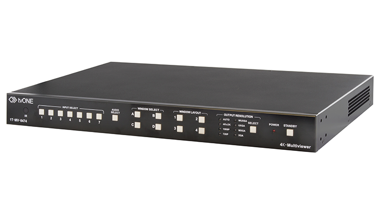 tvONE Intros New 4K Multiviewer and Control Panel at InfoComm