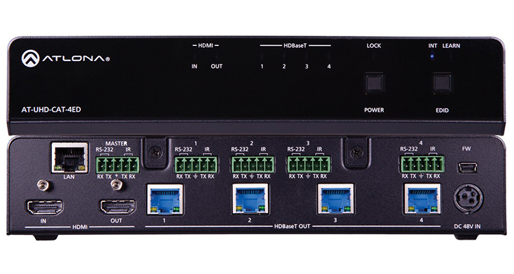 Atlona Ships Latest UHD HDMI to HDBaseT Distribution Amplifiers