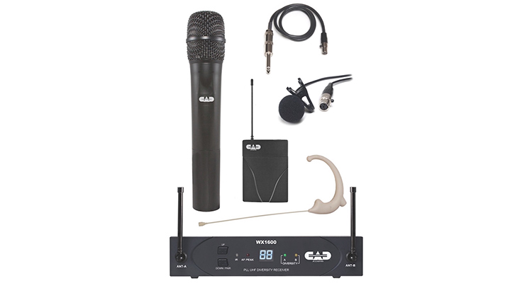 CAD Audio Debuts StageSelect 1600 Series UHF Wireless