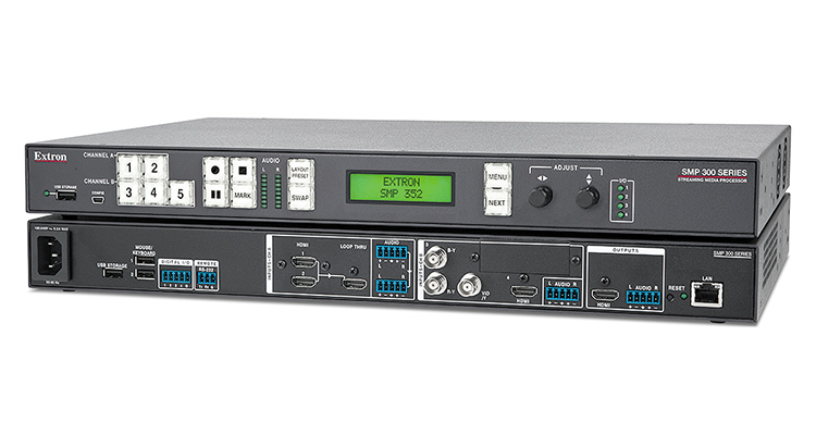 Extron Adds SMP 352 to Series of H.264 Streaming Products