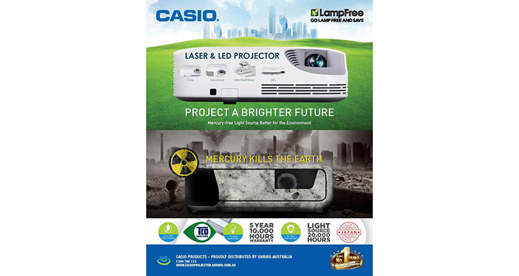 Five Casio Projectors Now TCO Certified