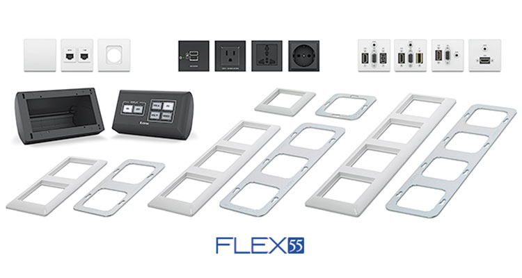 Extron Thinks Globally with New Flex55 System Featuring Worldwide AV Connectivity