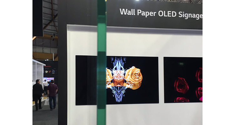 LG Officially Debuts OLED Wallpaper at Integrate
