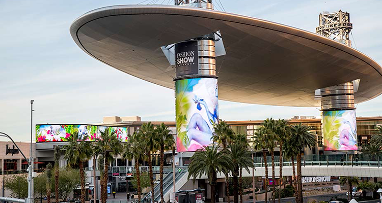 Daktronics Reimagines Fashion Show’s Plaza in Las Vegas