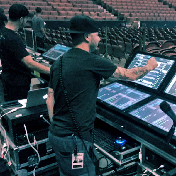 Front-of-House Engineers Will Madera and Gabriel Gil Employ Two Waves eMotion LV1 Mixing Consoles for Pitbull and Farruko Joint Tour