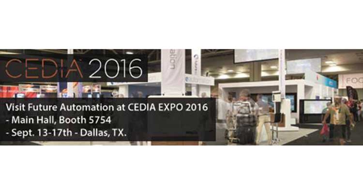 Future Automation Announce Raft of New Products at CEDIA 2016