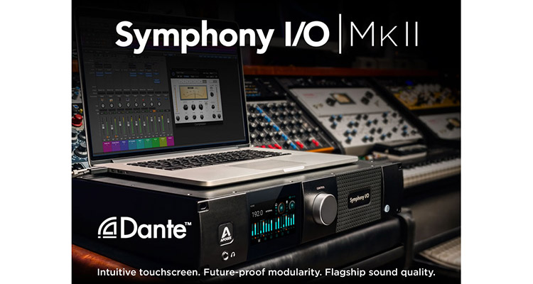 Apogee Symphony I/O Mk II Adds Dante Option Card