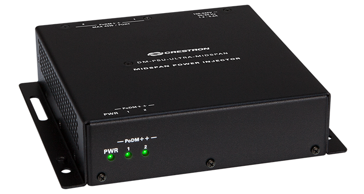 Crestron Ships DigitalMedia Ultra Midspan PoDM++ Injector