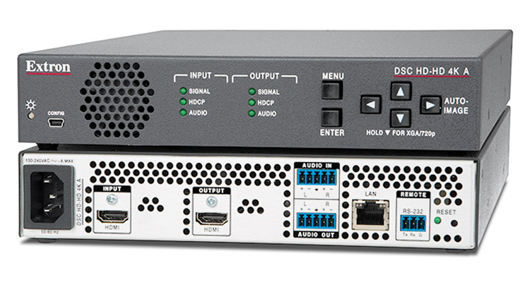 Extron Expands Line of DSC HD-HD 4K Scalers With New Economical 4K/30 Model