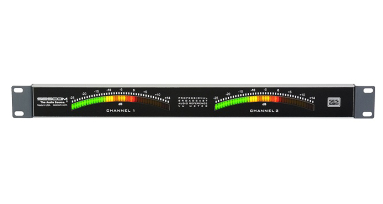 Sescom Intros Small, Light Pro Audio VU Meter