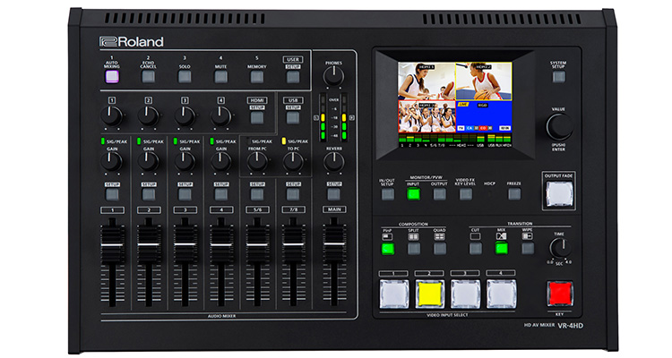 Roland Announces VR-4HD High-Definition AV Mixer