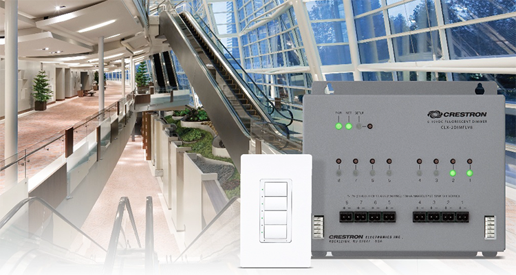 Crestron Introduces In-Wall and Centralized 0 – 10V Control for LED lighting