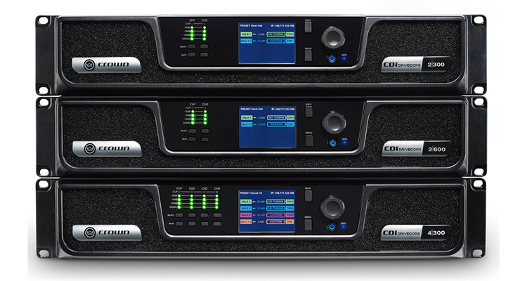 New Crown CDi DriveCore Series Amplifiers Are Now Available