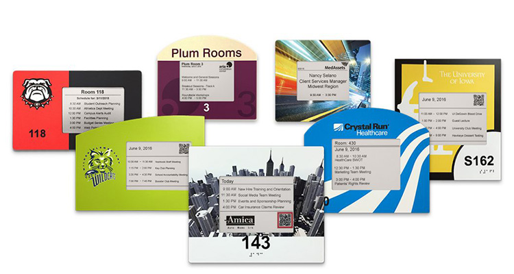 Visix Launches Paper-White ePaper Room Signs