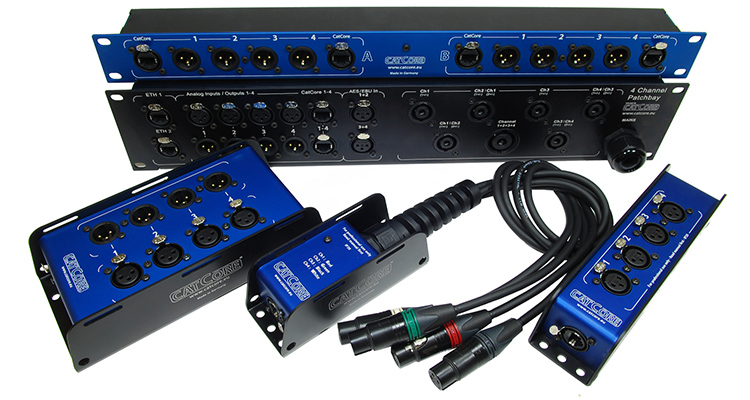 CatCore Debuts Extensive XLR over CAT Adapter Systems