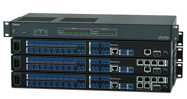 Extron Intros More Powerful DMP 128 Plus Series Digital Matrix Processors with VoIP