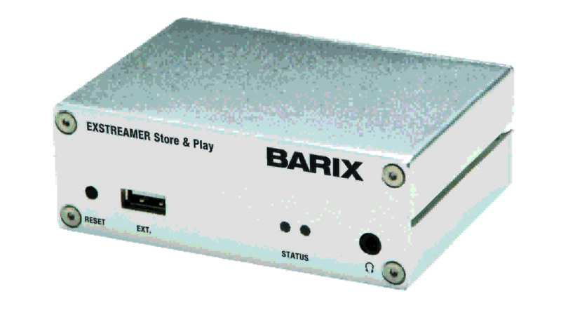 Barix Upgrades Audio Signage To Support Multichannel Audio Streams for Digital Signage