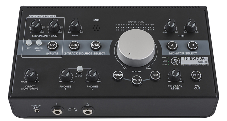 Mackie Adds Monitor Controller to Big Knob Line