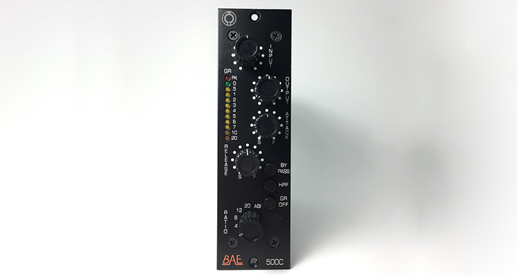 BAE Audio unveils New 500C FET Compressor and R53 500 Series Rack