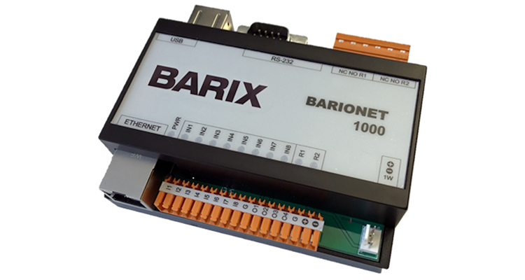 Barix Brings Linux Open Source Programmability to New Barionet I/O Device
