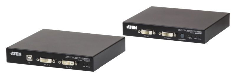 ATEN Launches HDBaseT 2.0 DVI Dual View Extender