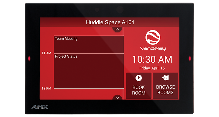 HARMAN Pro’s AMX Upgrades Acendo Book Scheduling Touch Panels