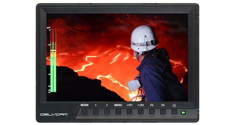 Delvcam Debuts 4K Compatible Camera Top Monitor with On-Screen Audio Meter