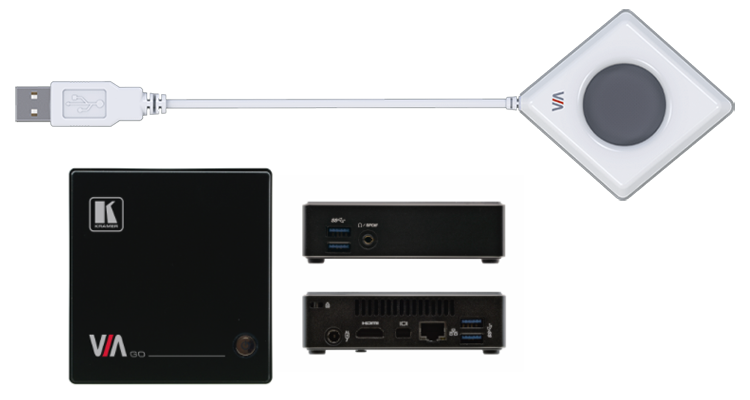 Kramer Debuts Two New Versions of VIA Wireless Collaboration Solution at ISE 2017 — These are CLEARLY Aimed at Barco ClickShare