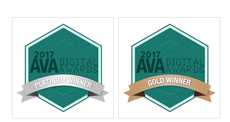 Visix Wins Two 2017 AVA Digital Awards for Interactive Signage Designs