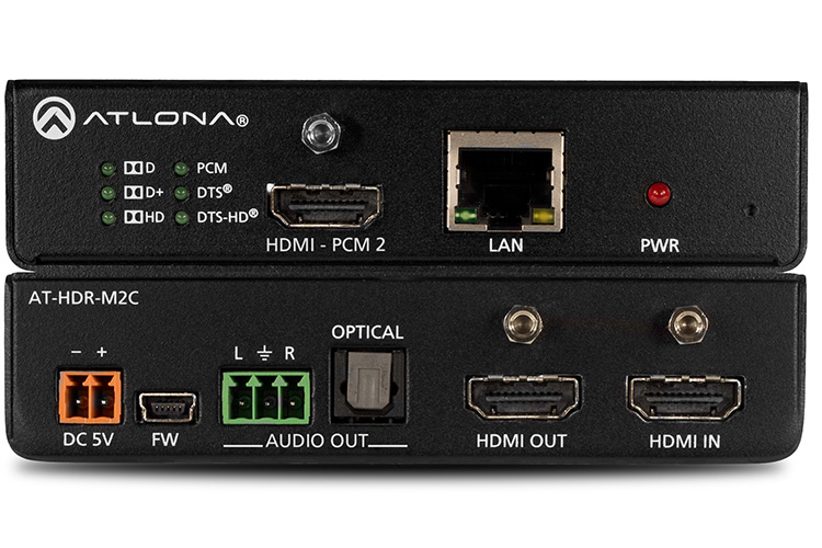 Atlona Ships AT-HDR-M2C Audio Converter